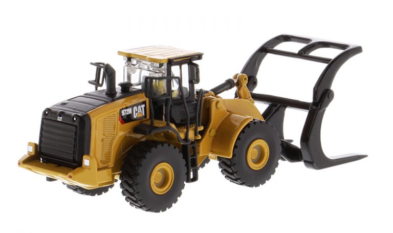 Caterpillar 972M wheel Loader with Log Forks - E-trains