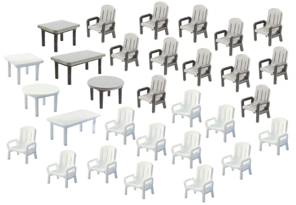 24 Garden Chairs And 6 Tables Kit E Trains   180439 1024x711 