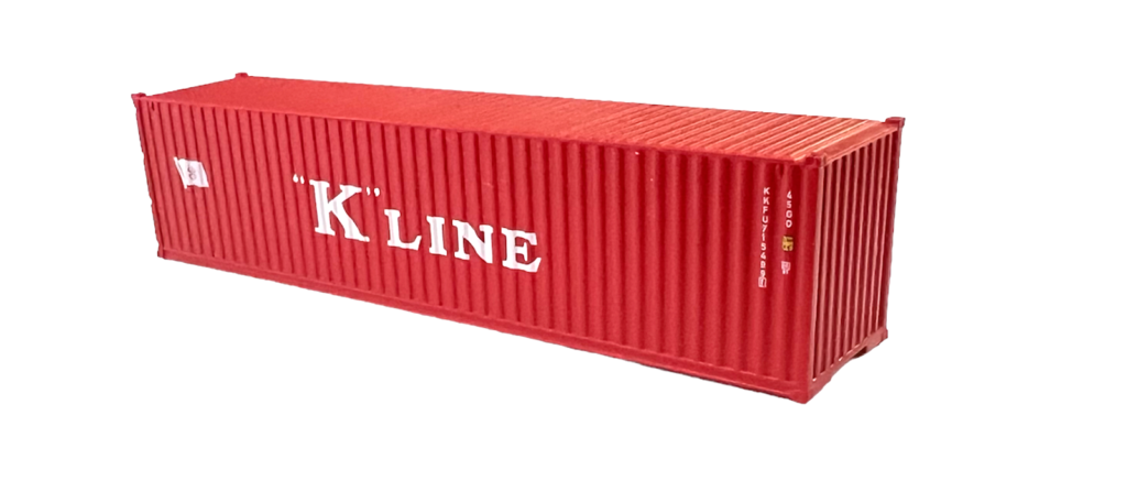 40' Shipping Container - K-line - E-trains